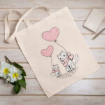 еко чанта котки с балони еко чанти