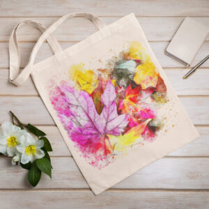 еко чанта есенна феерия памучна торбичка за пазар