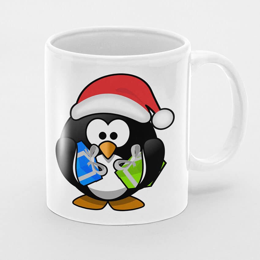 Чаша Коледно Пингвинче