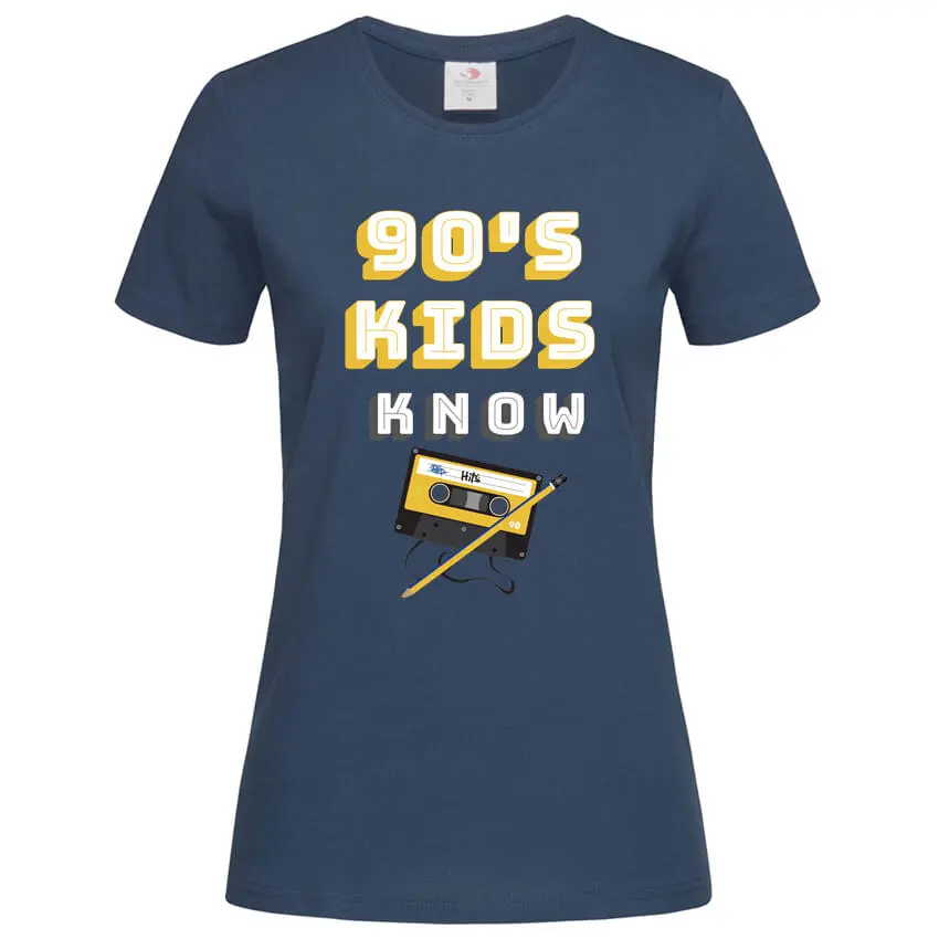 Дамска Тениска 90’s Kids Know