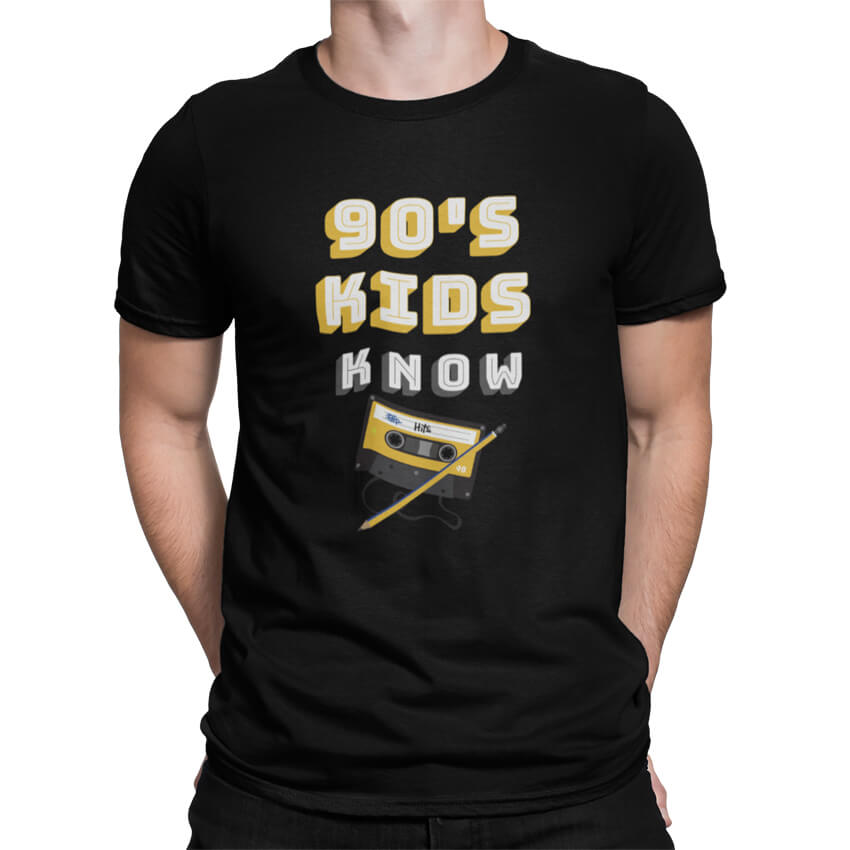 Мъжка Тениска 90’s Kids Know
