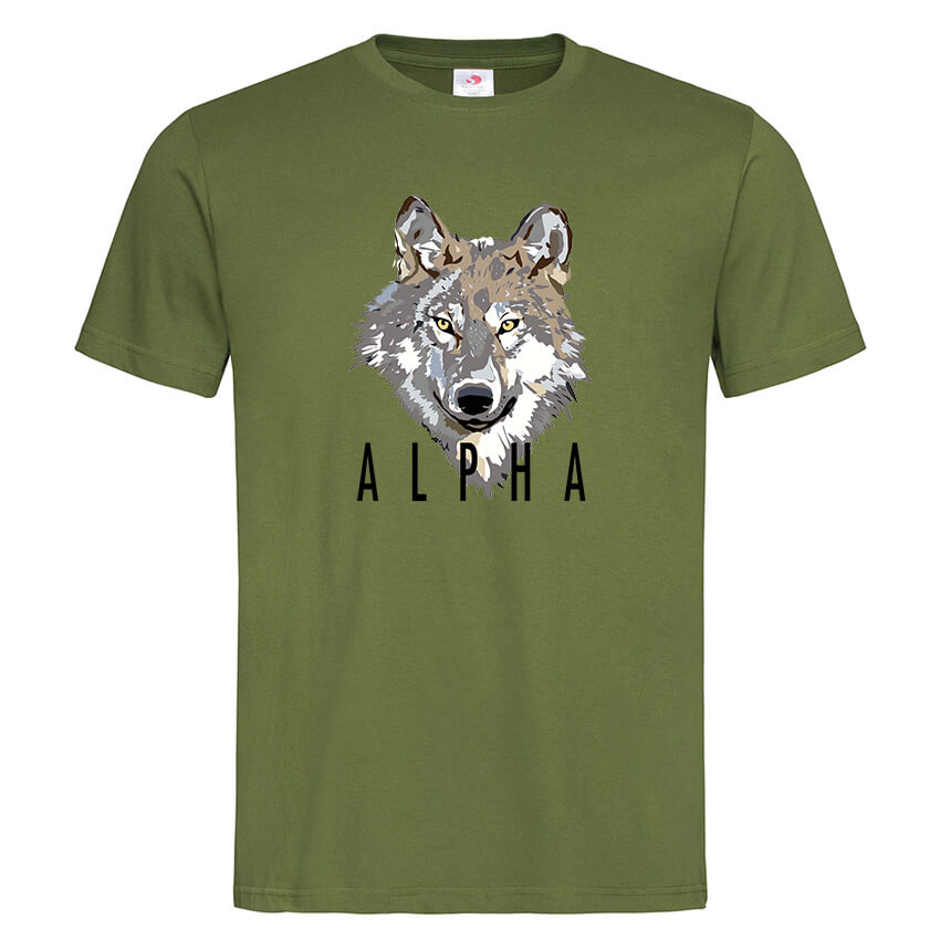 Мъжка Тениска Alpha (Войнишко зелен, М)