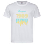 тениски с щампи мъжка тениска с надпис awesome since 1989