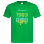 тениски с щампи мъжка тениска с надпис awesome since 1989