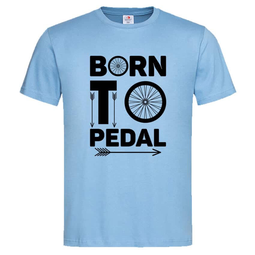 Мъжка Тениска Born to Pedal