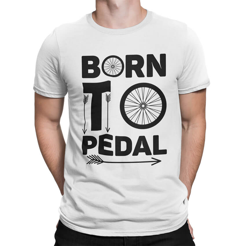 Мъжка Тениска Born to Pedal