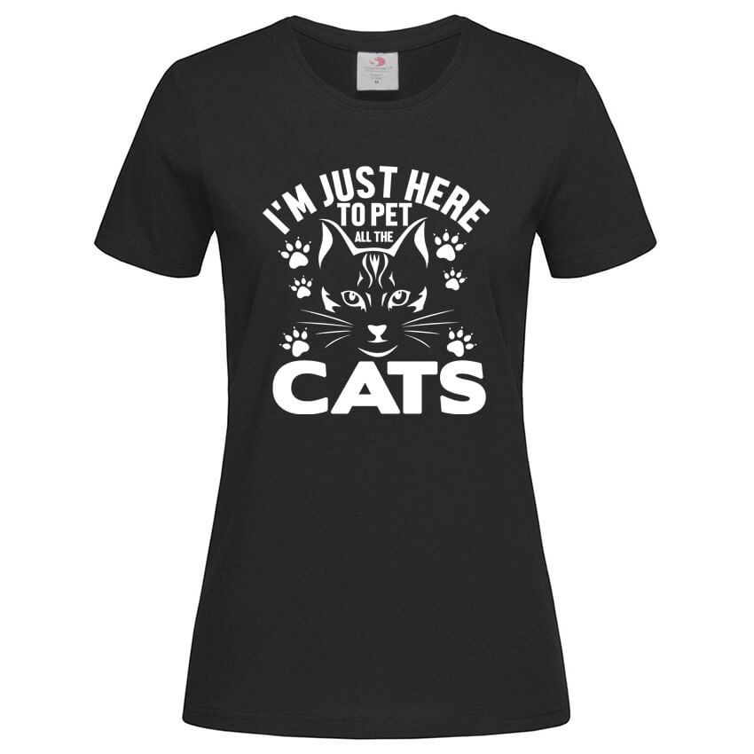 Дамска Тениска Pet the Cats