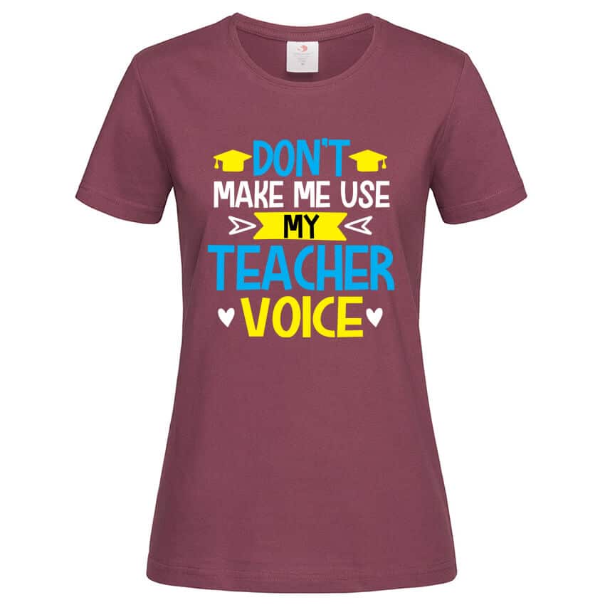 Дамска Тениска My Teacher Voice