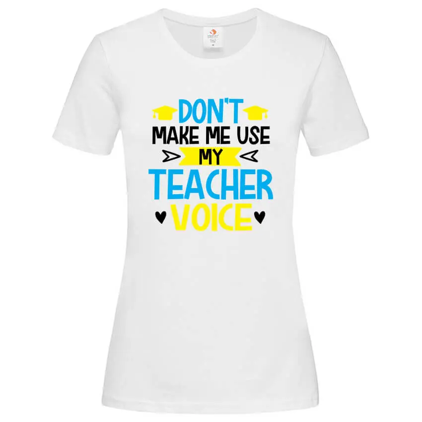 Дамска Тениска My Teacher Voice