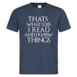 мъжка тениска с надпис that's what i do