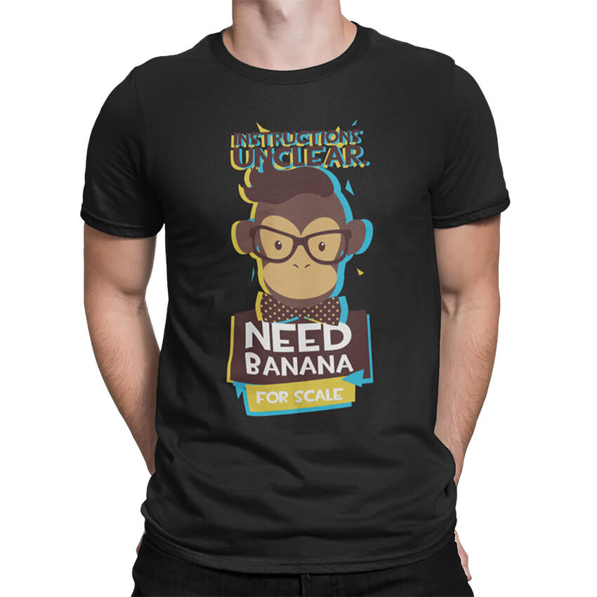 Мъжка Тениска Banana For Scale
