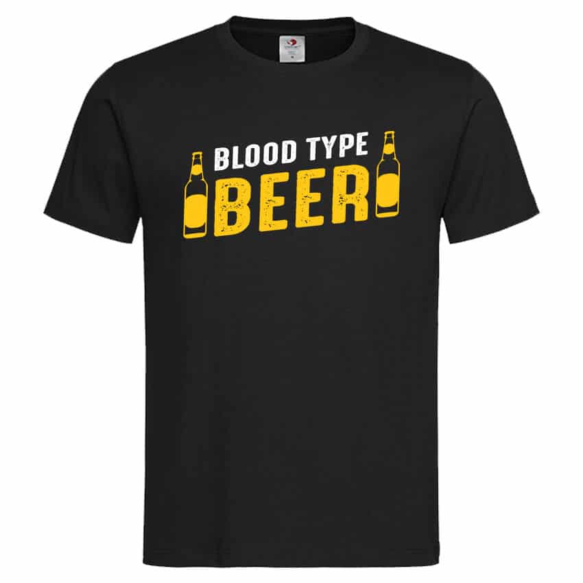 Мъжка Тениска Blood Type Beer
