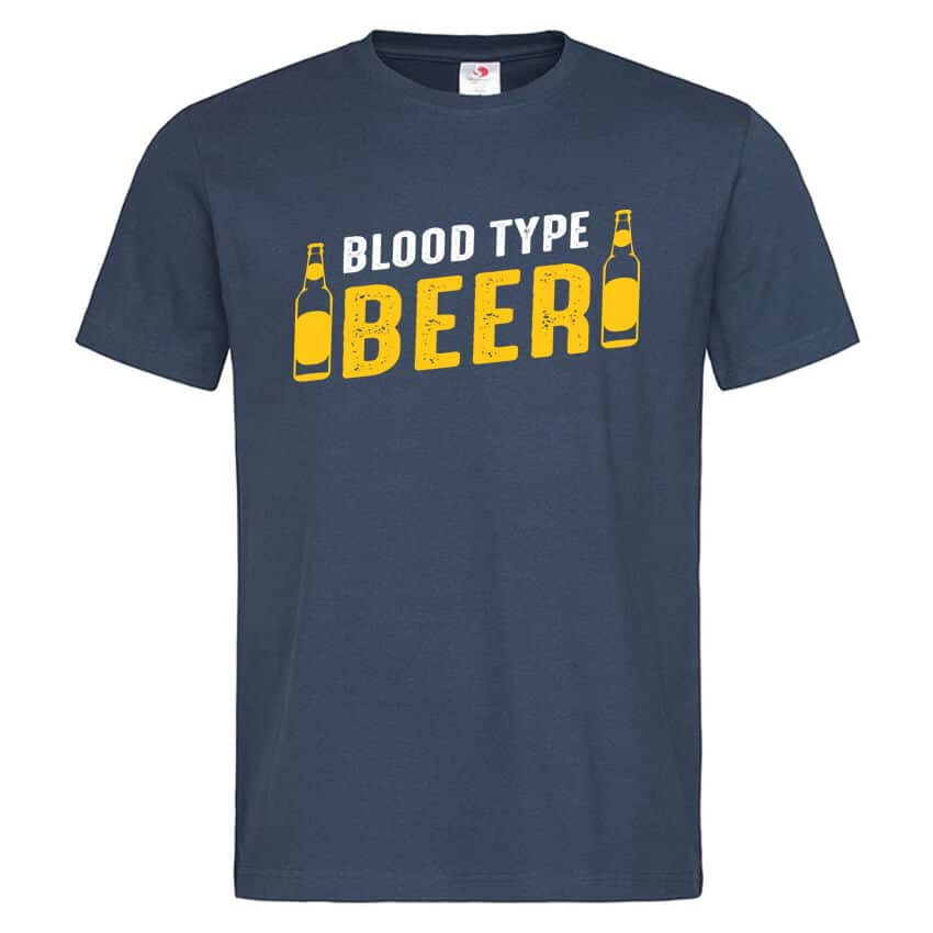 Мъжка Тениска Blood Type Beer