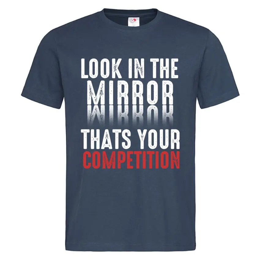 Мъжка Тениска Look In The Mirror