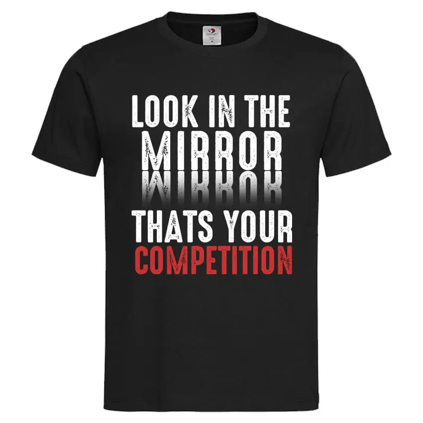Мъжка Тениска Look In The Mirror