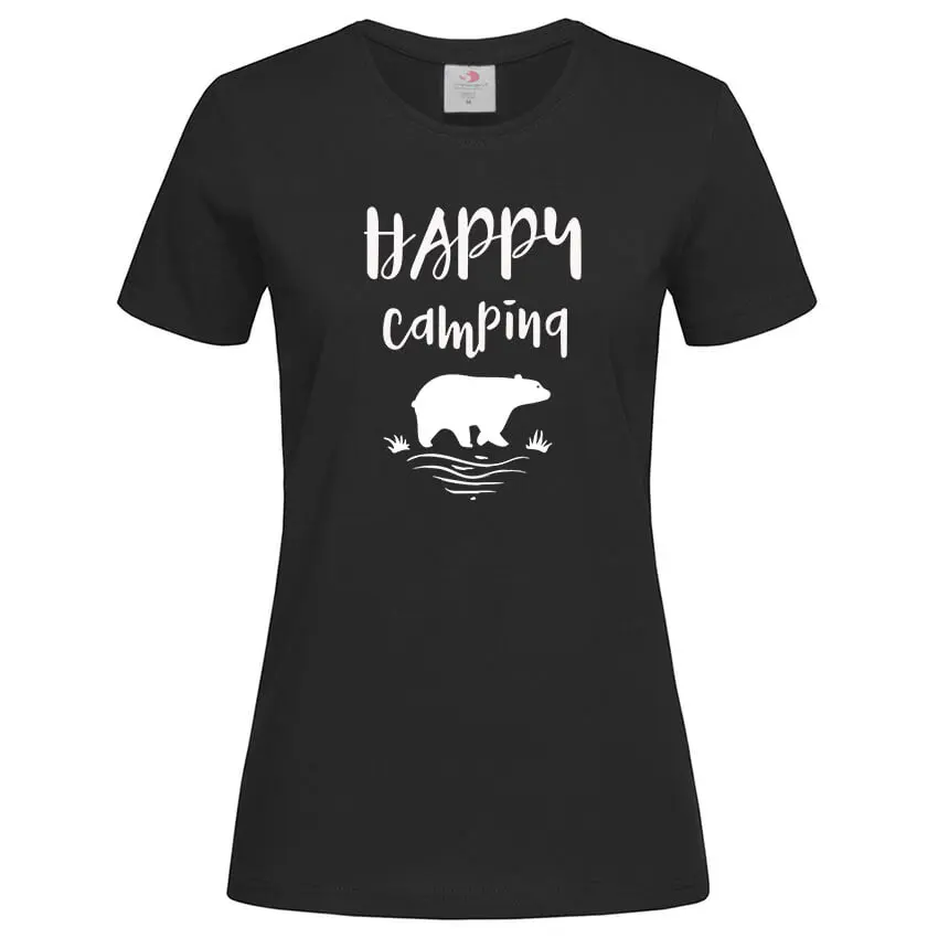 Дамска Тениска Happy Camping