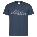 мъжка тениска планина тениски с щампи