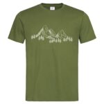 мъжка тениска планина тениски с щампи