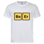 мъжка тениска с щампа елементи бира тениски с надписи