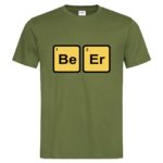 мъжка тениска с щампа елементи бира тениски с надписи