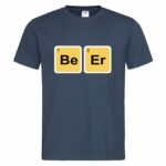 мъжка тениска с щампа елементи бира тениски с надписи