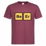 мъжка тениска с щампа елементи бира тениски с надписи