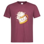 мъжка тениска с щампа халба бира