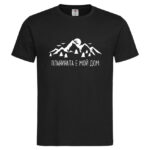 мъжка тениска планината е мой дом тениски с надписи