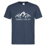 мъжка тениска планината е мой дом тениски с надписи
