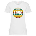 дамска тениска за рожден ден с щампа vintage birthday