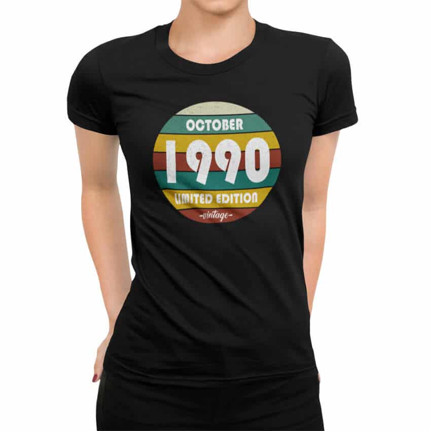 Дамска Тениска Vintage Birthday