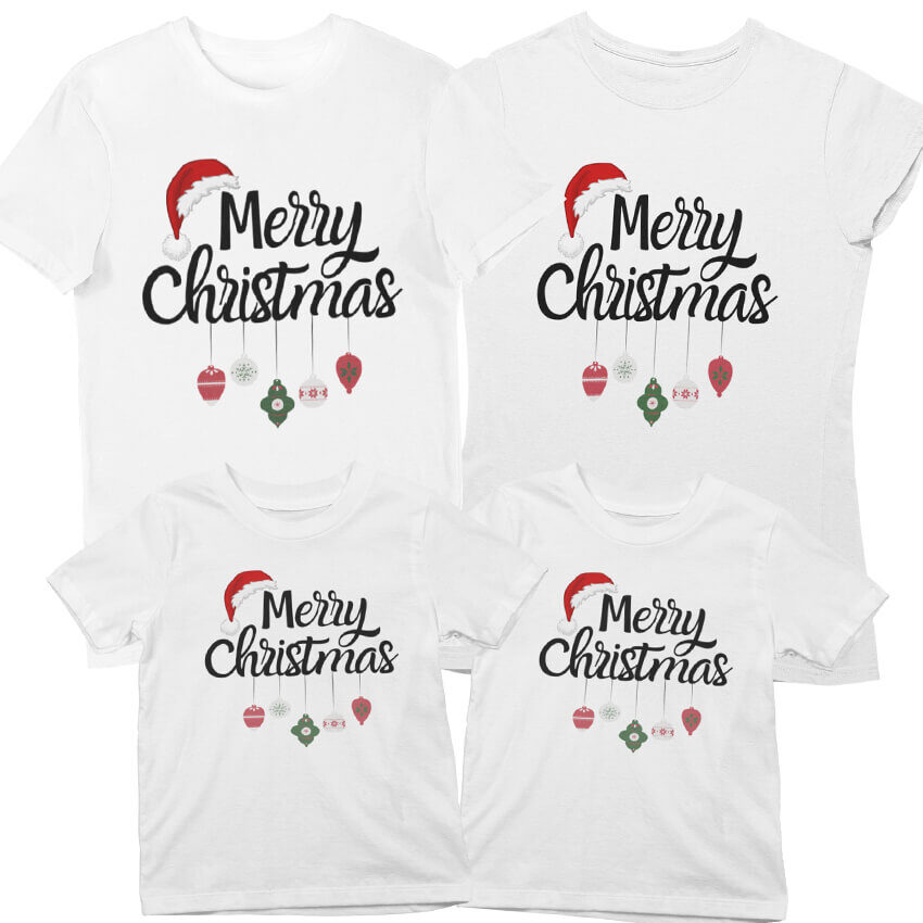 Комплект Merry Christmas (4 Тениски)