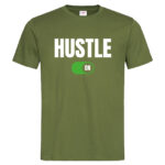мъжка тениска с щампа hustle on мотивационни тениски
