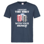 мъжка тениска с щампа poker money