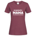 дамска тениска с надпис не ядосвайте мама