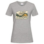 дамска тениска с щампа adventure тениски за планина