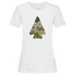 дамска тениска с щампа под звездите inamood bg