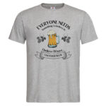 мъжка тениска с щампа antoher beer мъжки тениски за бира