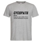 мъжка тениска с надпис за колоездачи cycopath