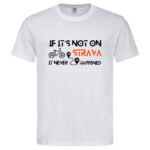 мъжка тениска с надпис it never happened