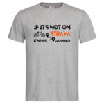 мъжка тениска с надпис it never happened