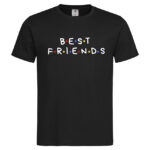мъжка тениска с надпис best friends inamood bg