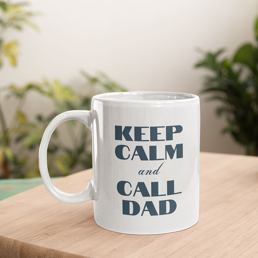 Чаша Keep Calm And Call Dad
