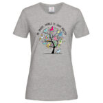 дамска тениска с щампа My Inside World