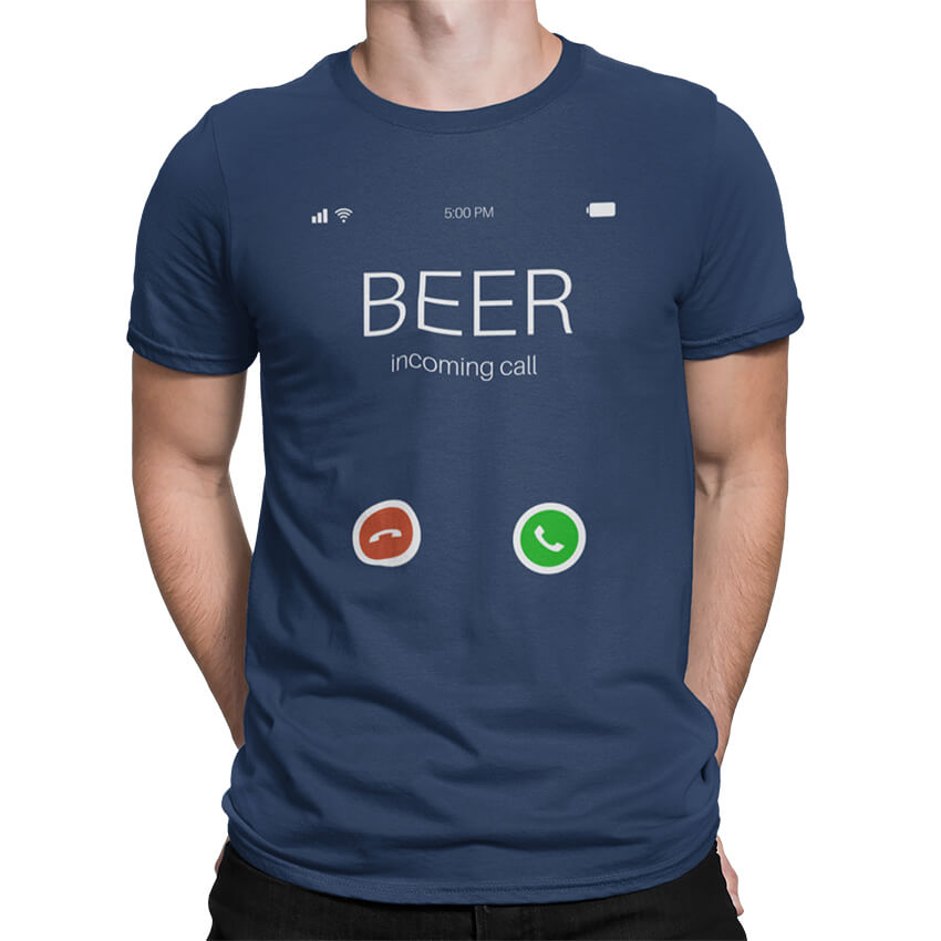 Мъжка Тениска The Beer is Calling