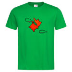 мъжка тениска с щампа пияната лисица