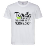 мъжка тениска с надпис tequila