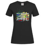 дамска тениска с надпис beautiful day for learning