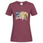 дамска тениска с надпис beautiful day for learning