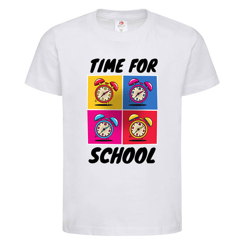 Детска Тениска Time For School